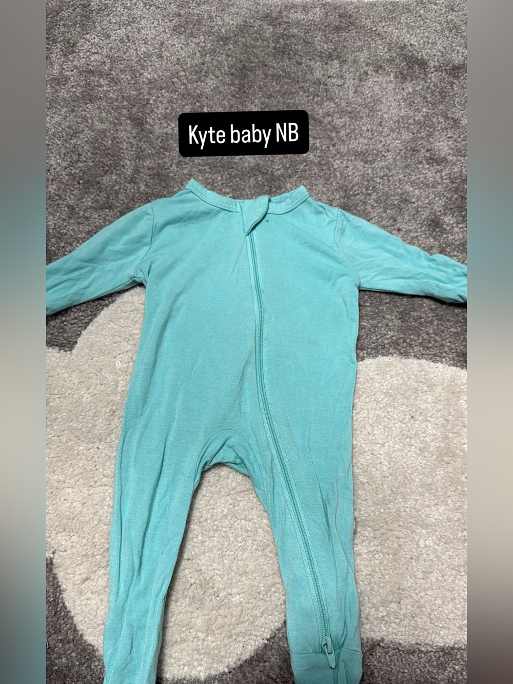 Kyte baby Zippered Footed Romper